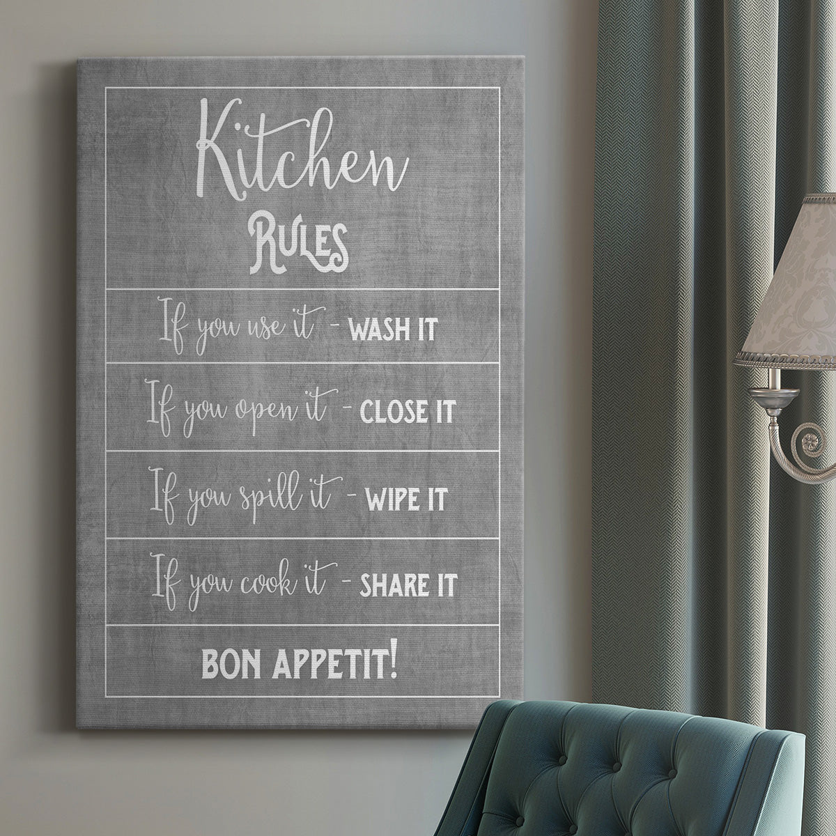 Bon Appetit Premium Gallery Wrapped Canvas - Ready to Hang