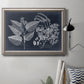 Foliage on Navy IV Premium Framed Canvas- Ready to Hang