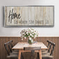 Home - Floater Framed Canvas Print