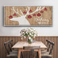 Dashing Through The Snow - Floater Framed Canvas Print