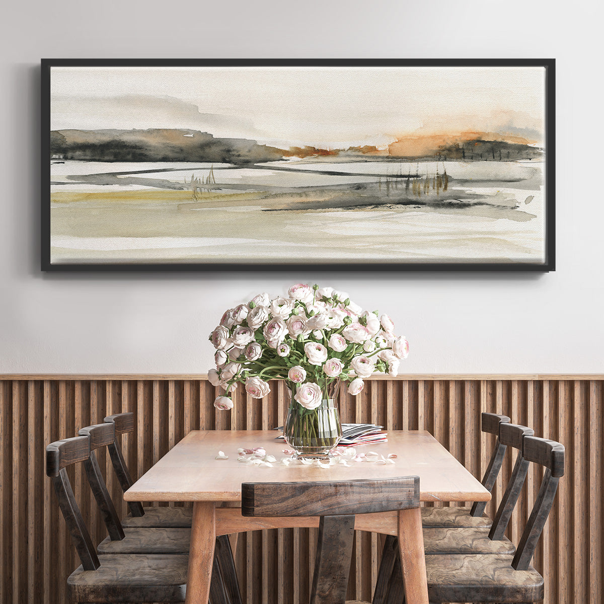 Turnwood Clearing - Floater Framed Canvas Print