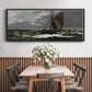 Stormy Seascape, 1867 - Floater Framed Canvas Print