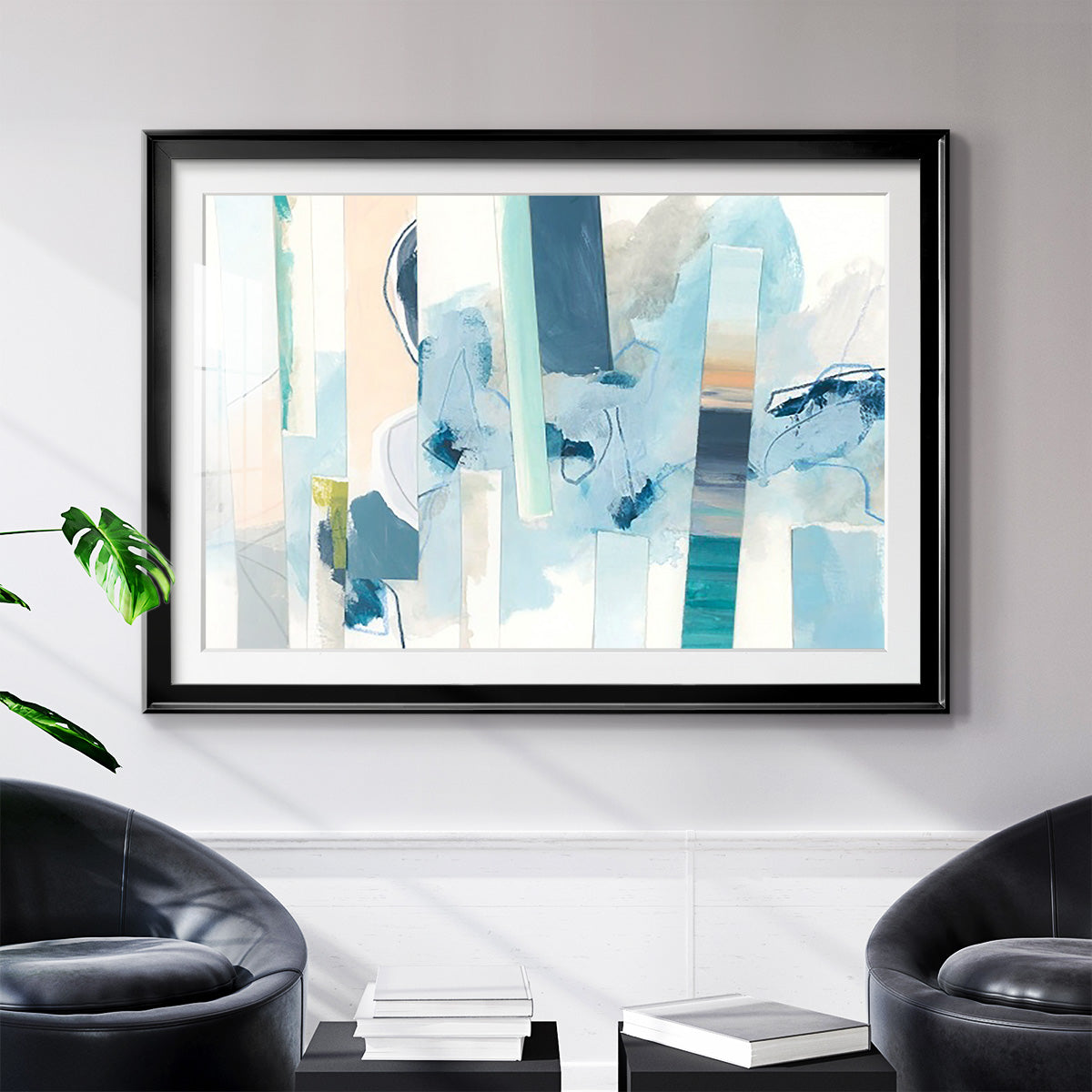 Liquid Strata II - Modern Framed Art Print