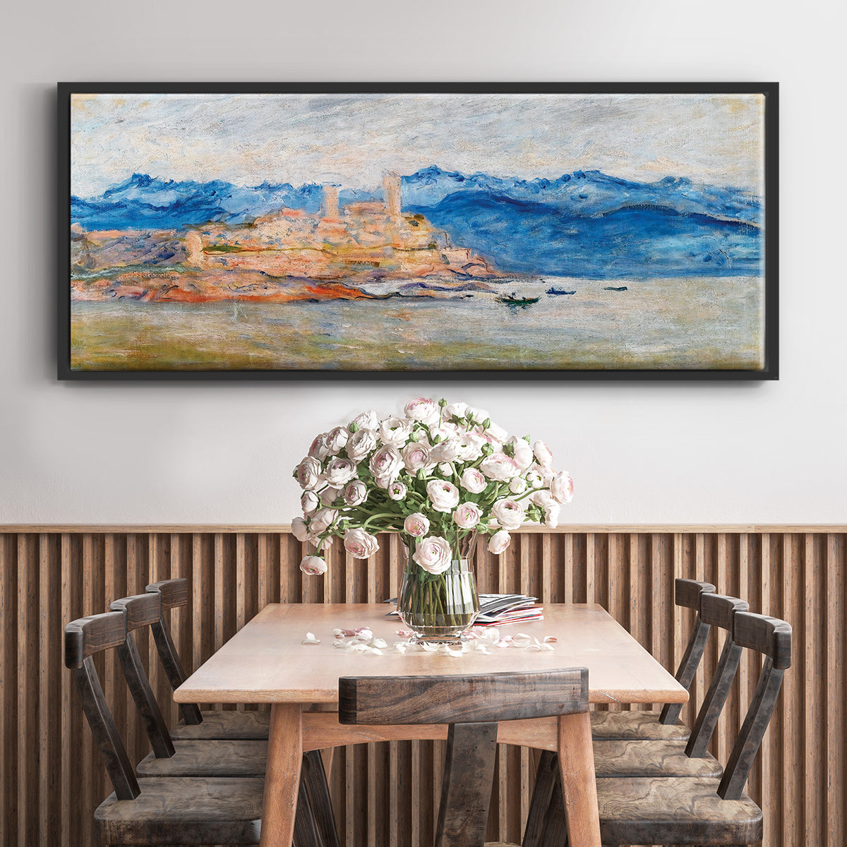 The Fort of Antibes, 1888 - Floater Framed Canvas Print