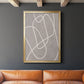 Fissures II - Modern Framed Canvas Print