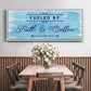 Fueled By - Floater Framed Canvas Print