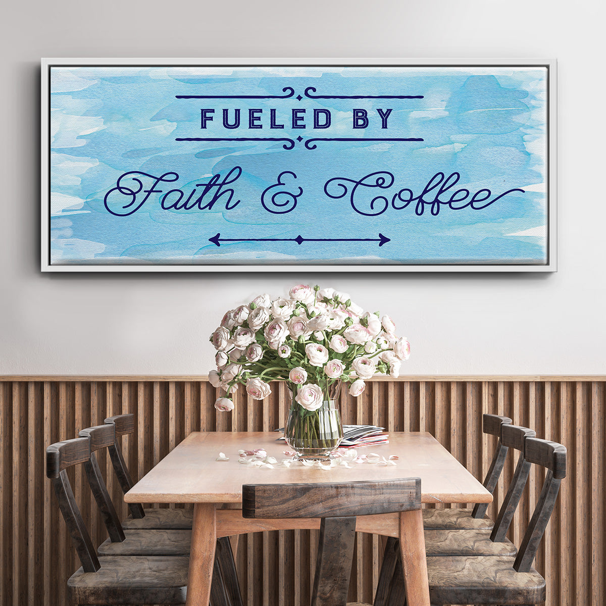 Fueled By - Floater Framed Canvas Print