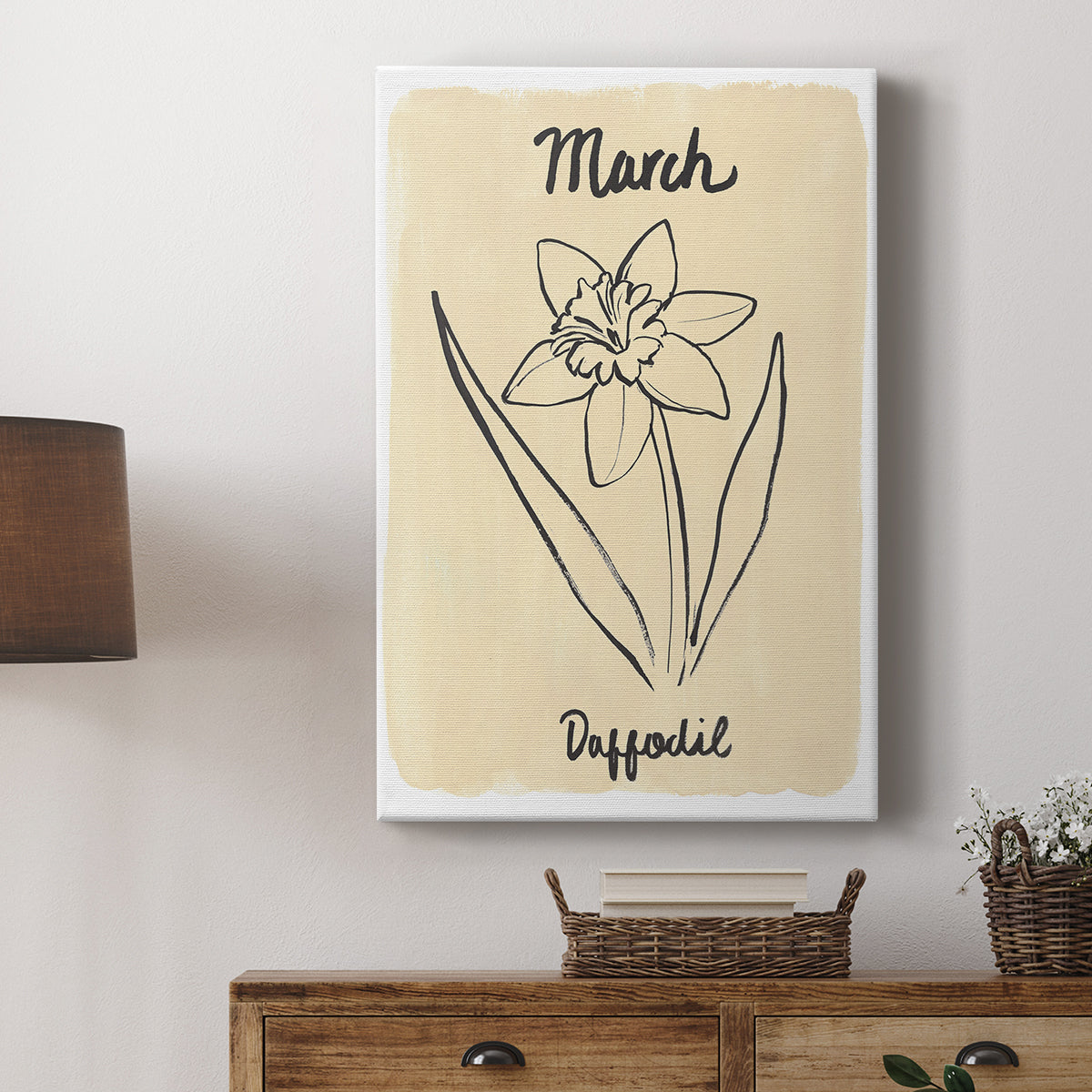 Birth Month III - Canvas Art Print