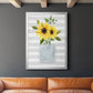 Sunflower Perfume I - Modern Framed Canvas Print