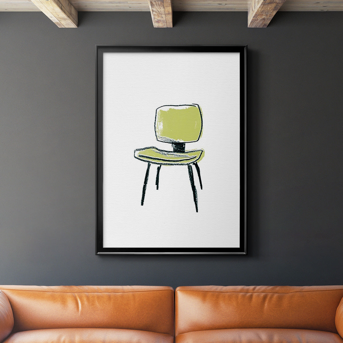 Take a Seat VI - Modern Framed Canvas Print