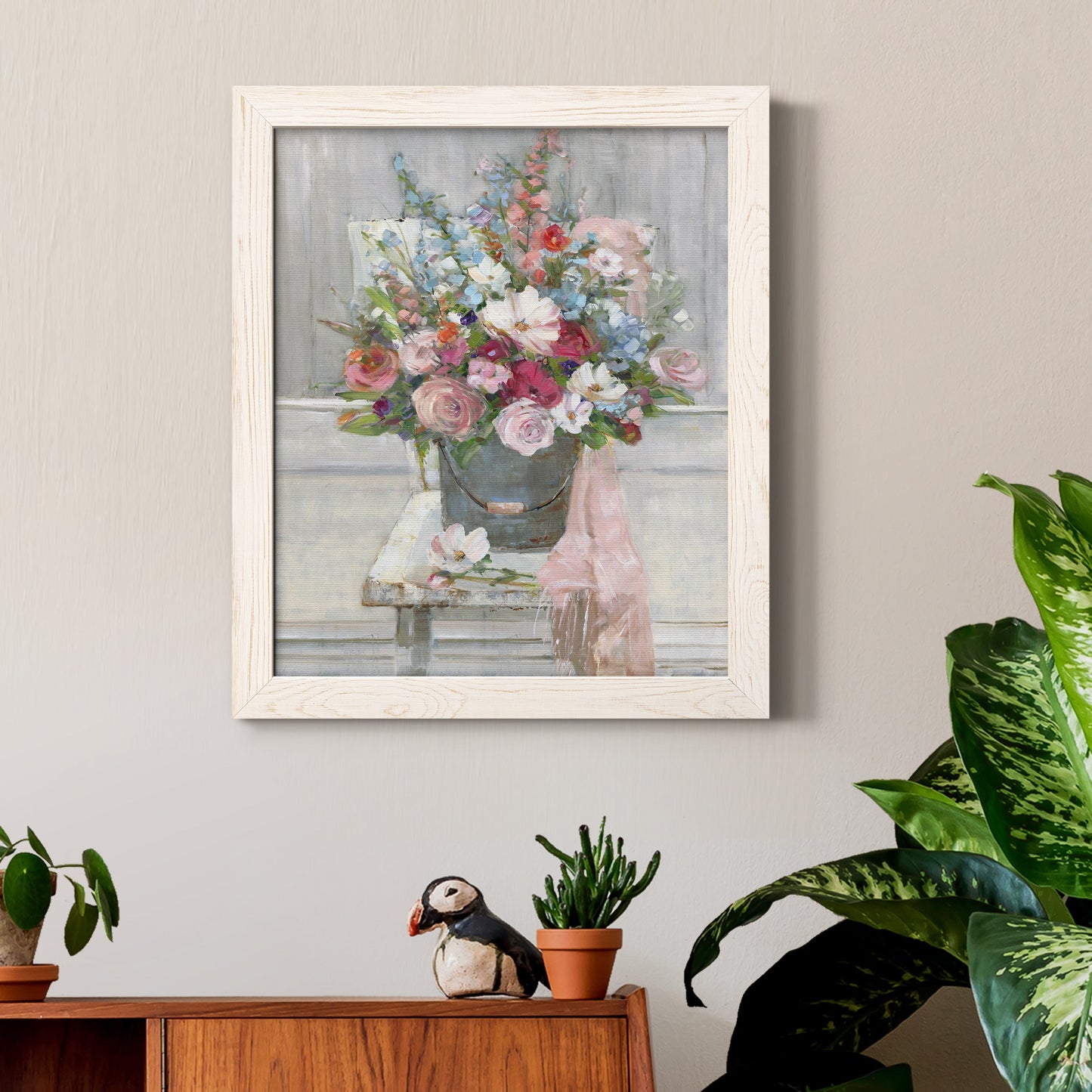 Sit Down For A Spell - Premium Canvas Framed in Barnwood - Ready to Hang