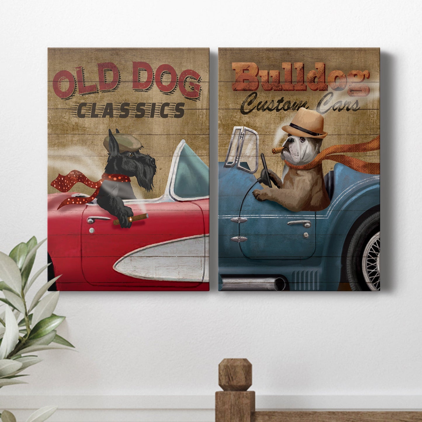 Old Dog Classics Premium Gallery Wrapped Canvas - Ready to Hang