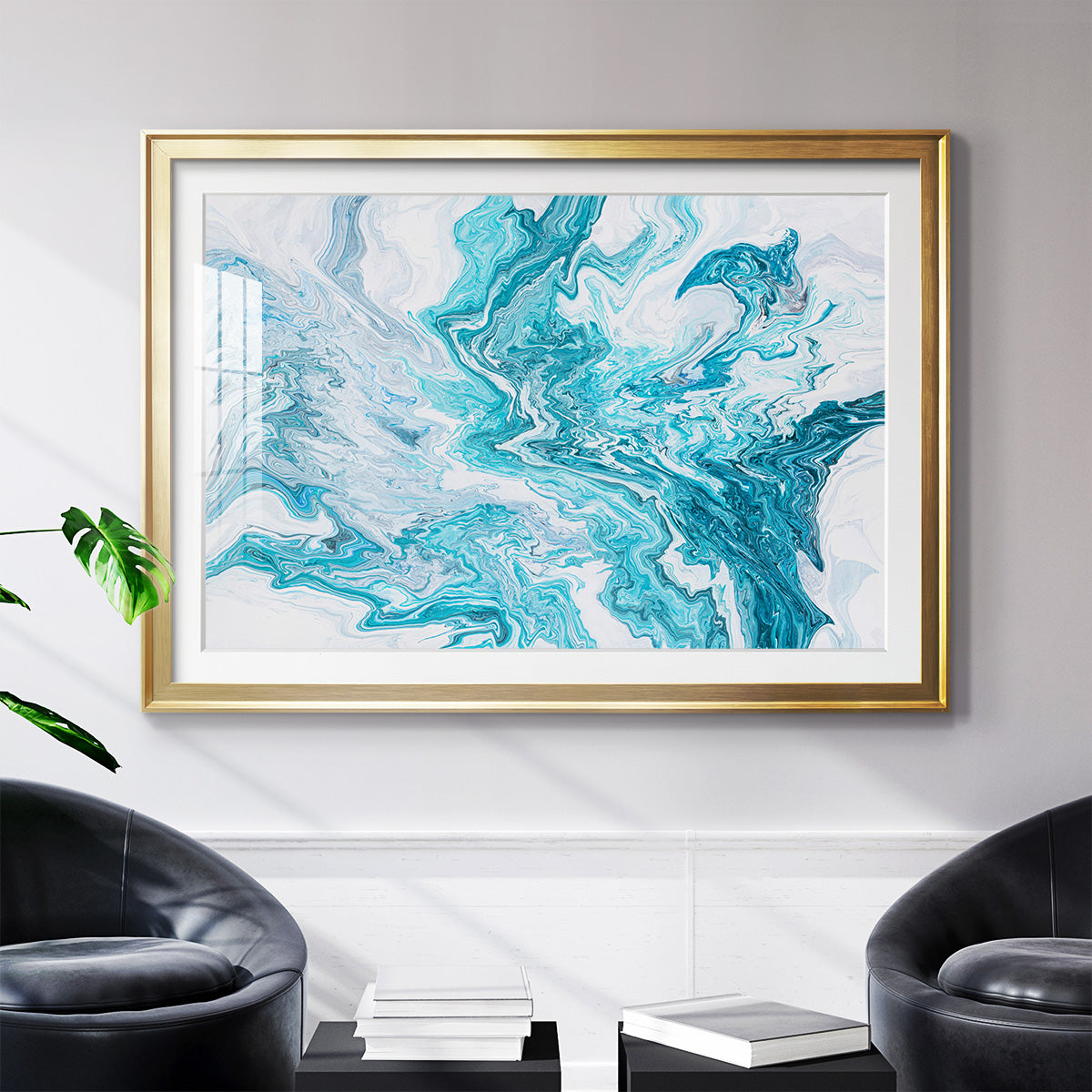 Tide Pool - Modern Framed Art Print