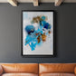 Misty Blue I - Modern Framed Canvas Print