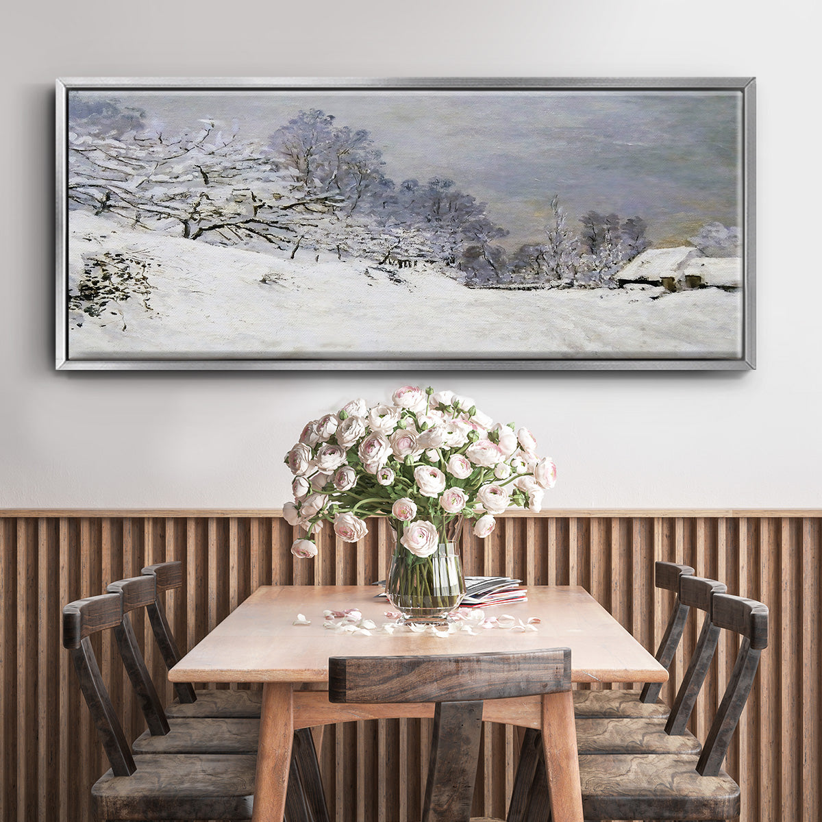 The Road in Front of Saint - Floater Framed Canvas Print