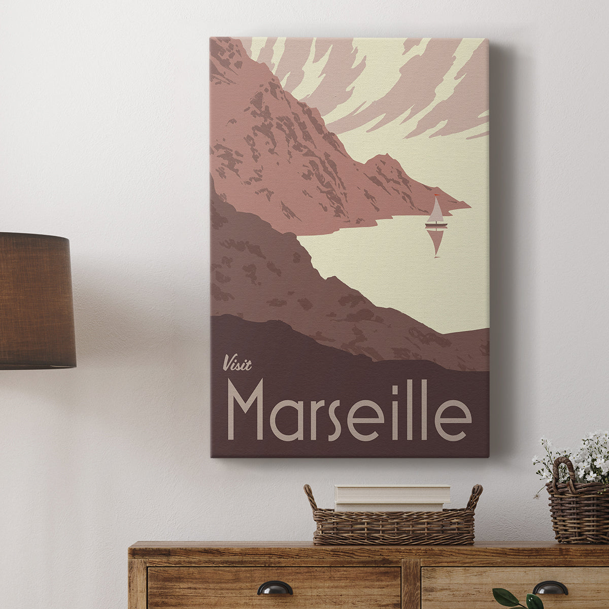 French Coast I - Canvas Art Print