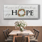 Joy Hope and Peace - Floater Framed Canvas Print