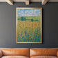 Wildflower Path I - Modern Framed Canvas Print