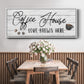 Love Brews - Floater Framed Canvas Print