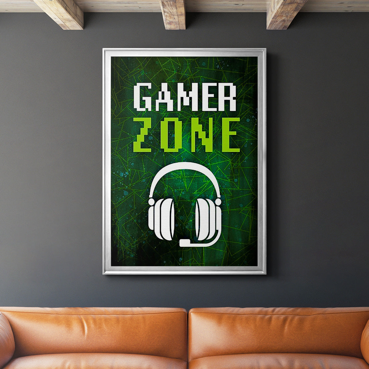 It's Game On IV - Modern Framed Canvas Print