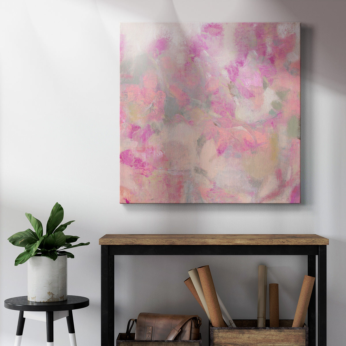 Blooming Shrub I - Canvas Art Print