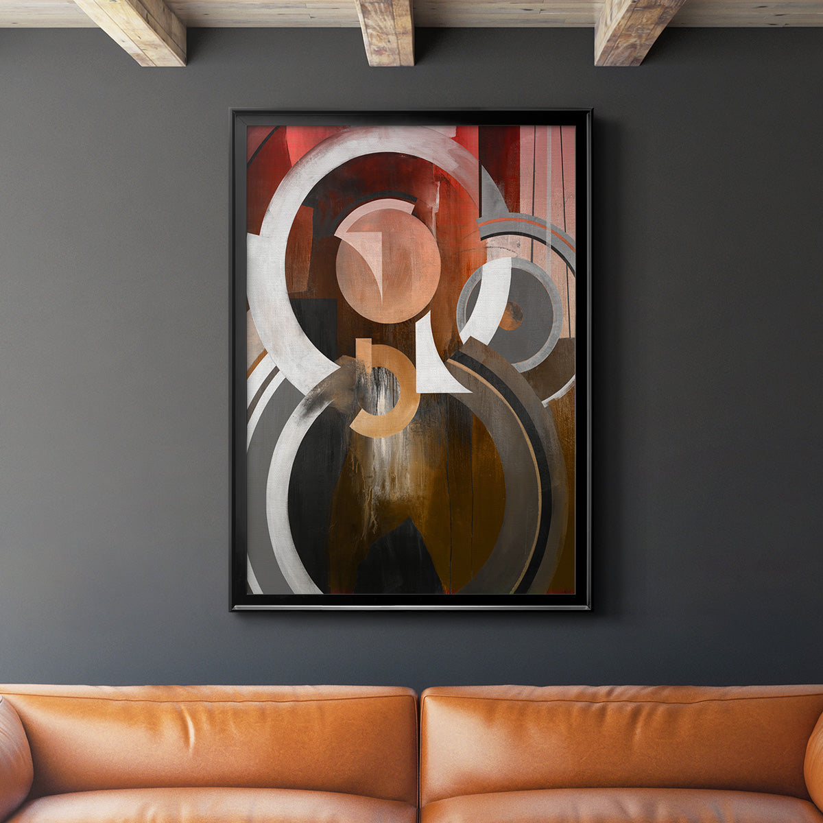 Focal - Modern Framed Canvas Print