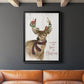 All Roads Lead Home Deer - Modern Framed Canvas Print