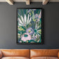 Purple Jungle Garden I - Modern Framed Canvas Print