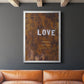 Love Never Fails I - Modern Framed Canvas Print