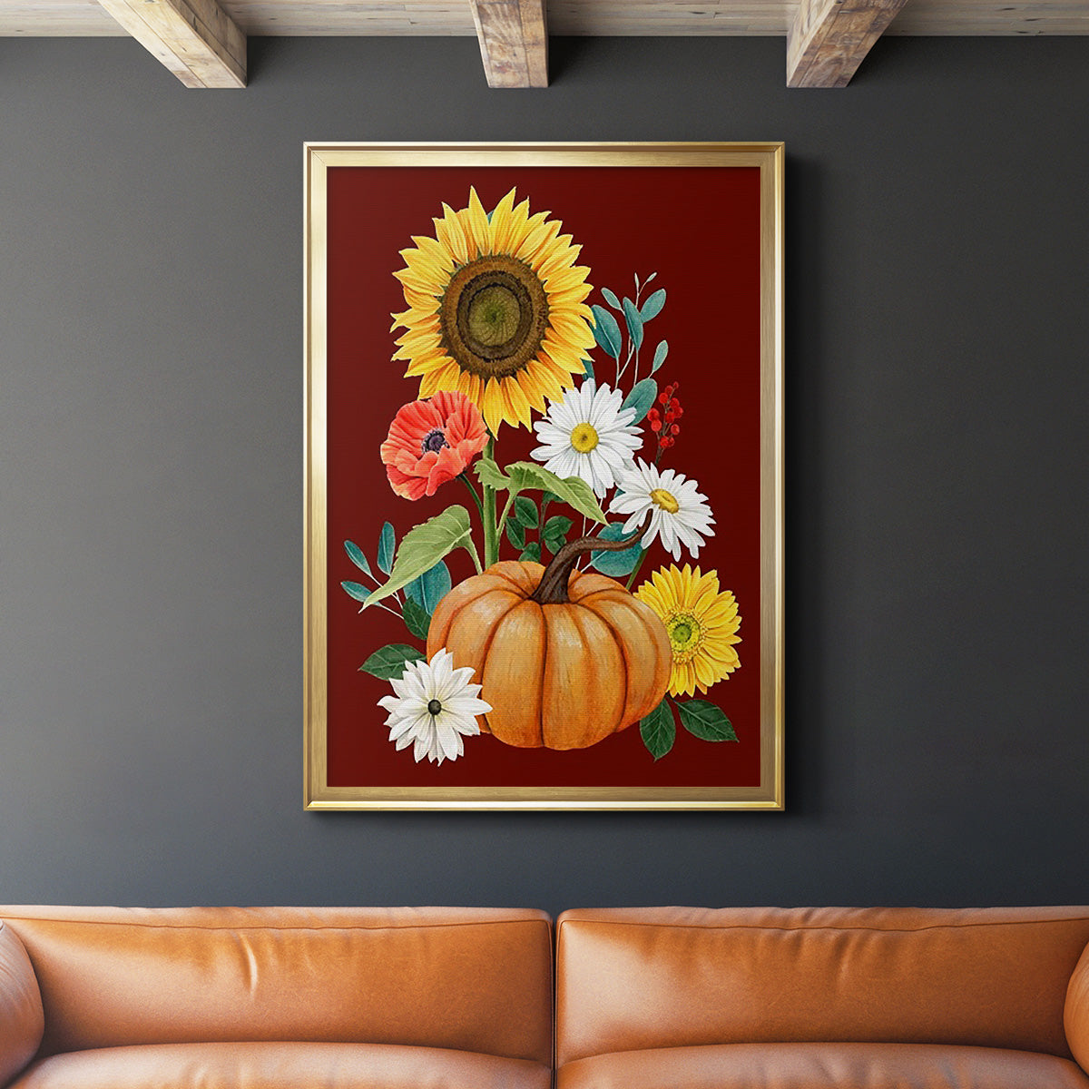 Beautiful Fall II - Modern Framed Canvas Print