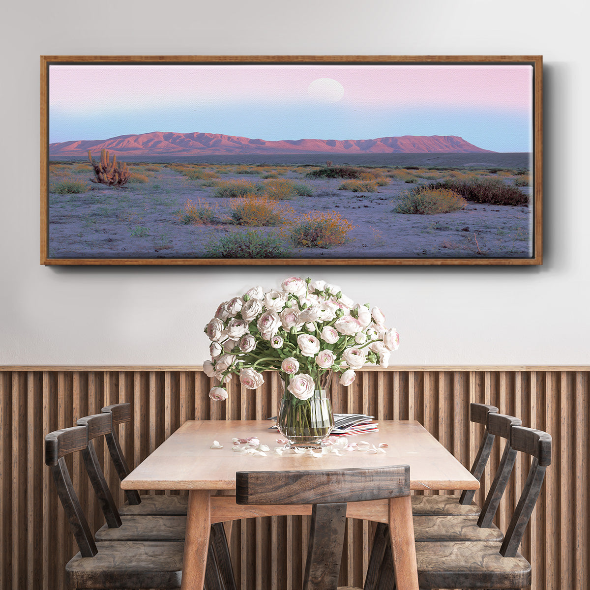 Vallenar Atacama Desert - Floater Framed Canvas Print