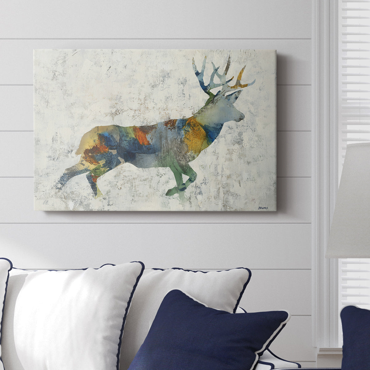 Deer Totem - Canvas Art Print