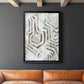 Sand Glyphs I - Modern Framed Canvas Print