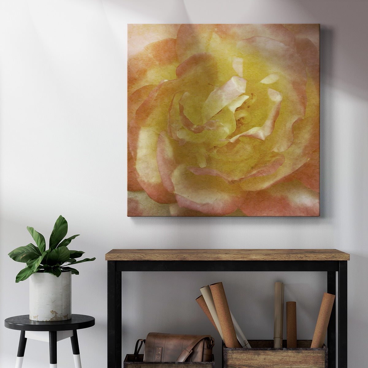 Wall Flower I-Premium Gallery Wrapped Canvas - Ready to Hang