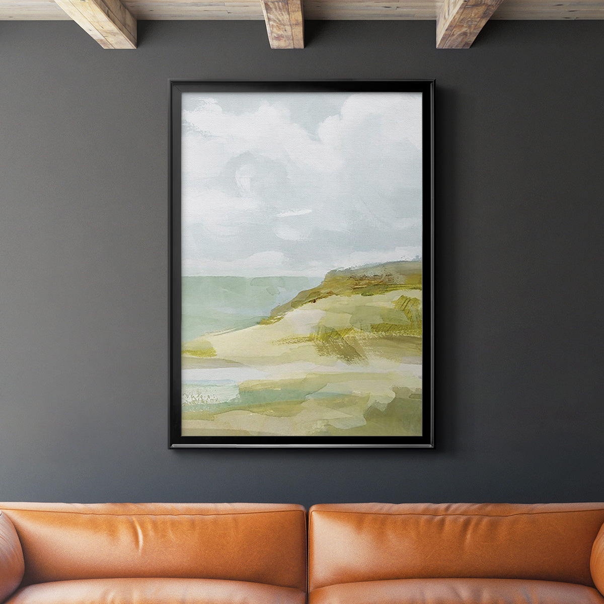 Inlet Impression II - Modern Framed Canvas Print