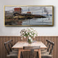 The Seine at Petit - Floater Framed Canvas Print