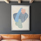 Pastel Assemblage I - Modern Framed Canvas Print