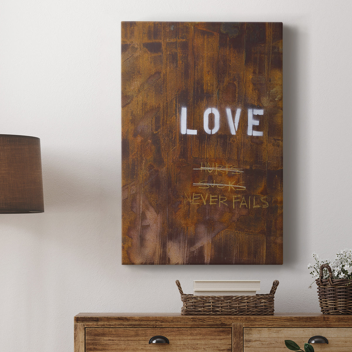 Love Never Fails I - Canvas Art Print