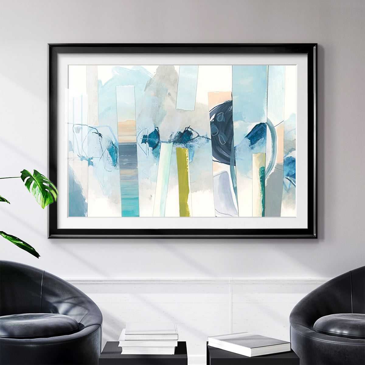 Liquid Strata I - Modern Framed Art Print