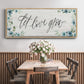 Let Love Grow - Floater Framed Canvas Print