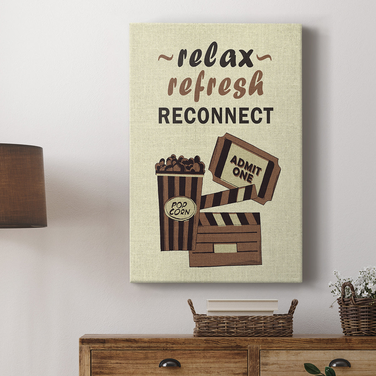 Movie Time IV - Canvas Art Print