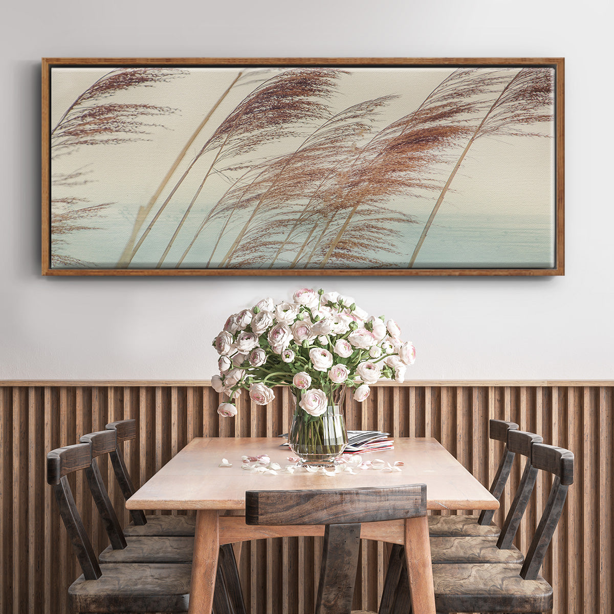 Windy II - Floater Framed Canvas Print