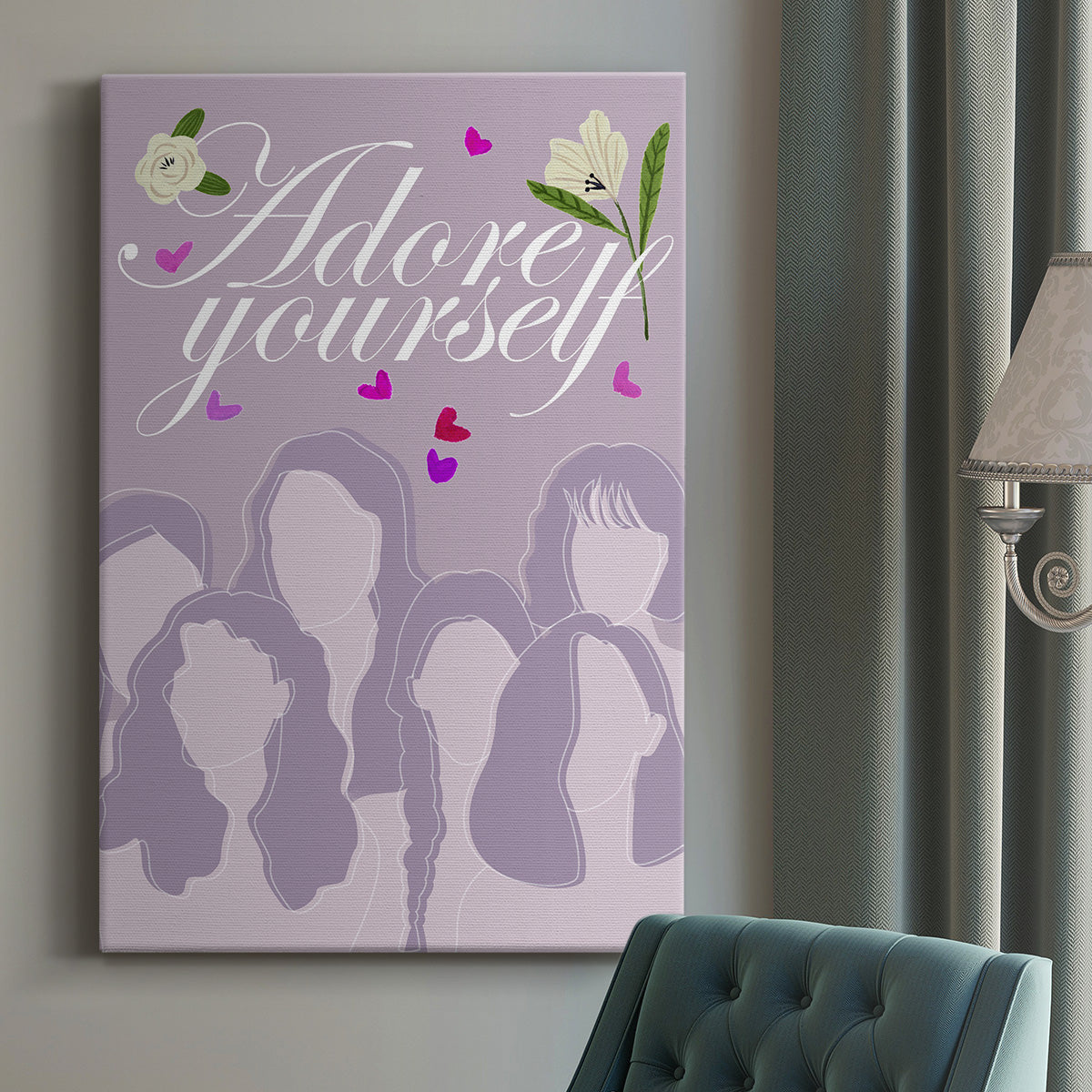 Happy Galentine's Day Collection B - Canvas Art Print