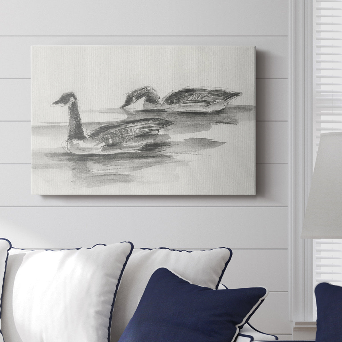 Geese Study II - Canvas Art Print
