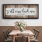 Y'all Come Back Now - Floater Framed Canvas Print