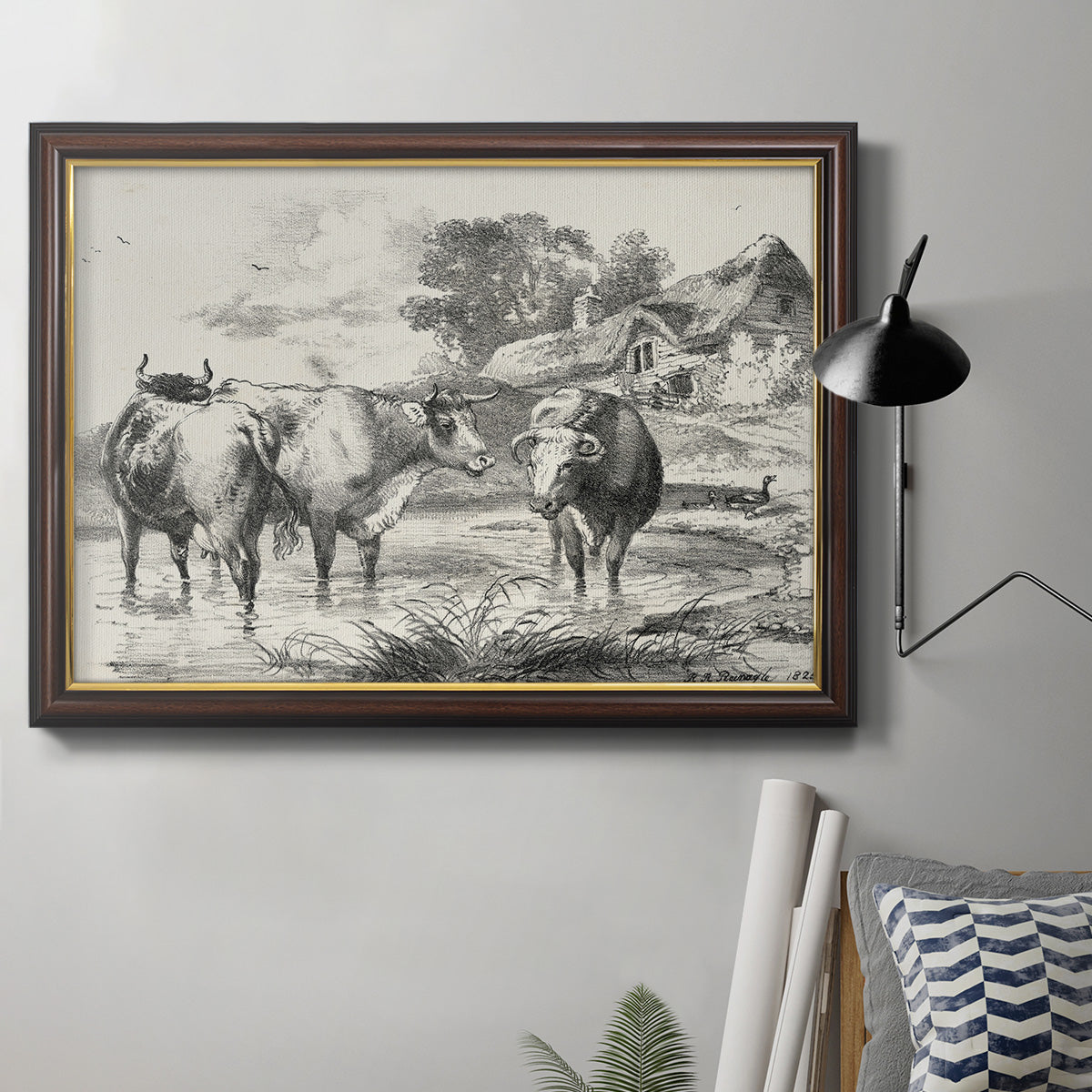 Rural Charms I Premium Framed Canvas- Ready to Hang