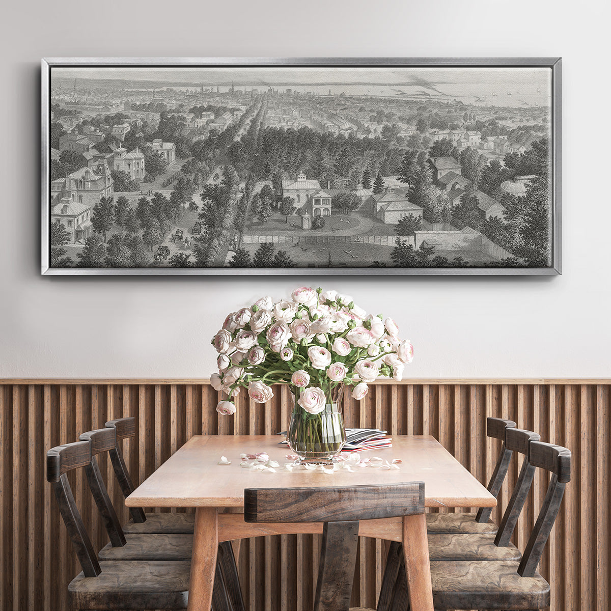 City of Buffalo - Floater Framed Canvas Print