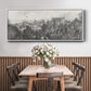 City of Cleveland - Floater Framed Canvas Print