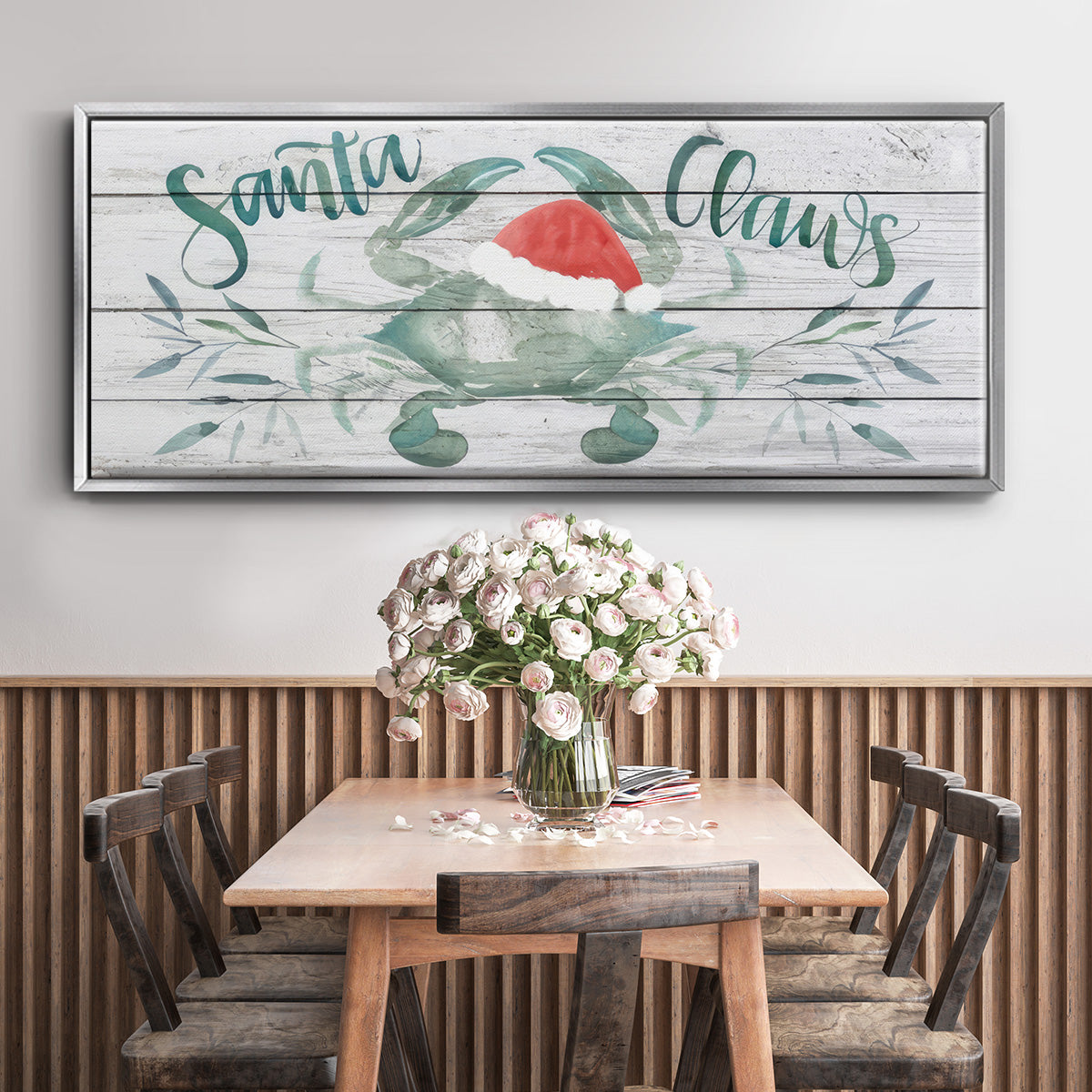 Tis the Seasun Collection D - Floater Framed Canvas Print