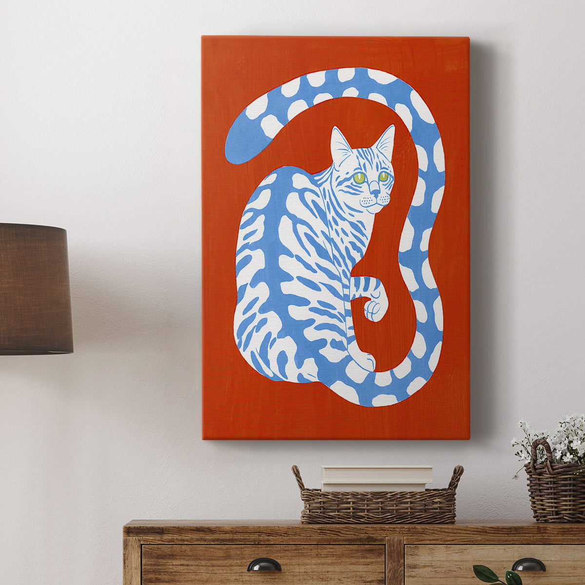 Complementary House Cat I - Canvas Art Print